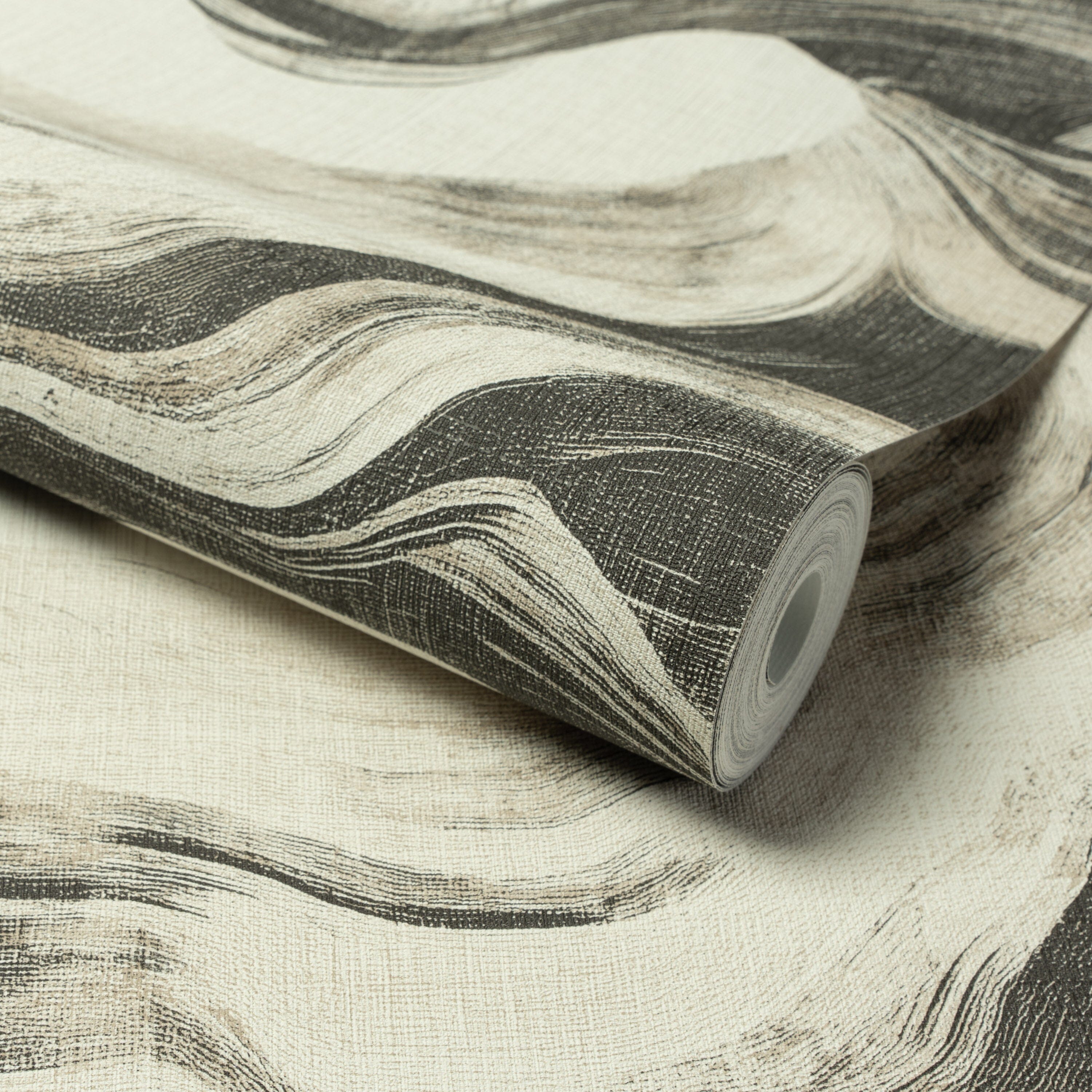 Nara Black & Cream Statement Wallpaper