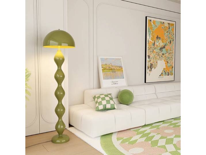 Nordique créatif coloré champignon LED lampadaire salon canapé chambre tête hôtel design lumière éclairage à la maison décor