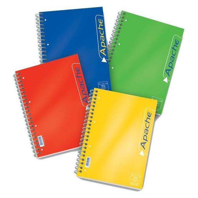 Pigna Packung mit 3 Apache A4 Notizbüchern (A4, Liniert, Weicher Einband) (02138064M)