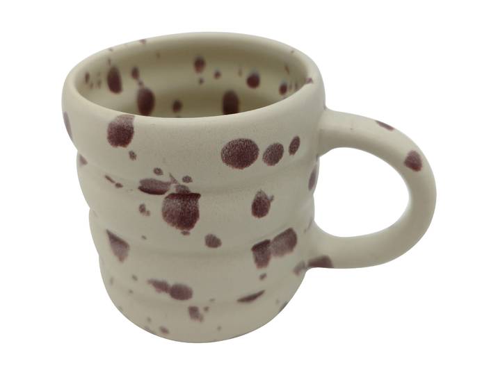 Tee- und Kaffee-Mug Livia violet Keramik H 9.8 cm 400 ml - Tee- und Kaffee-Mug