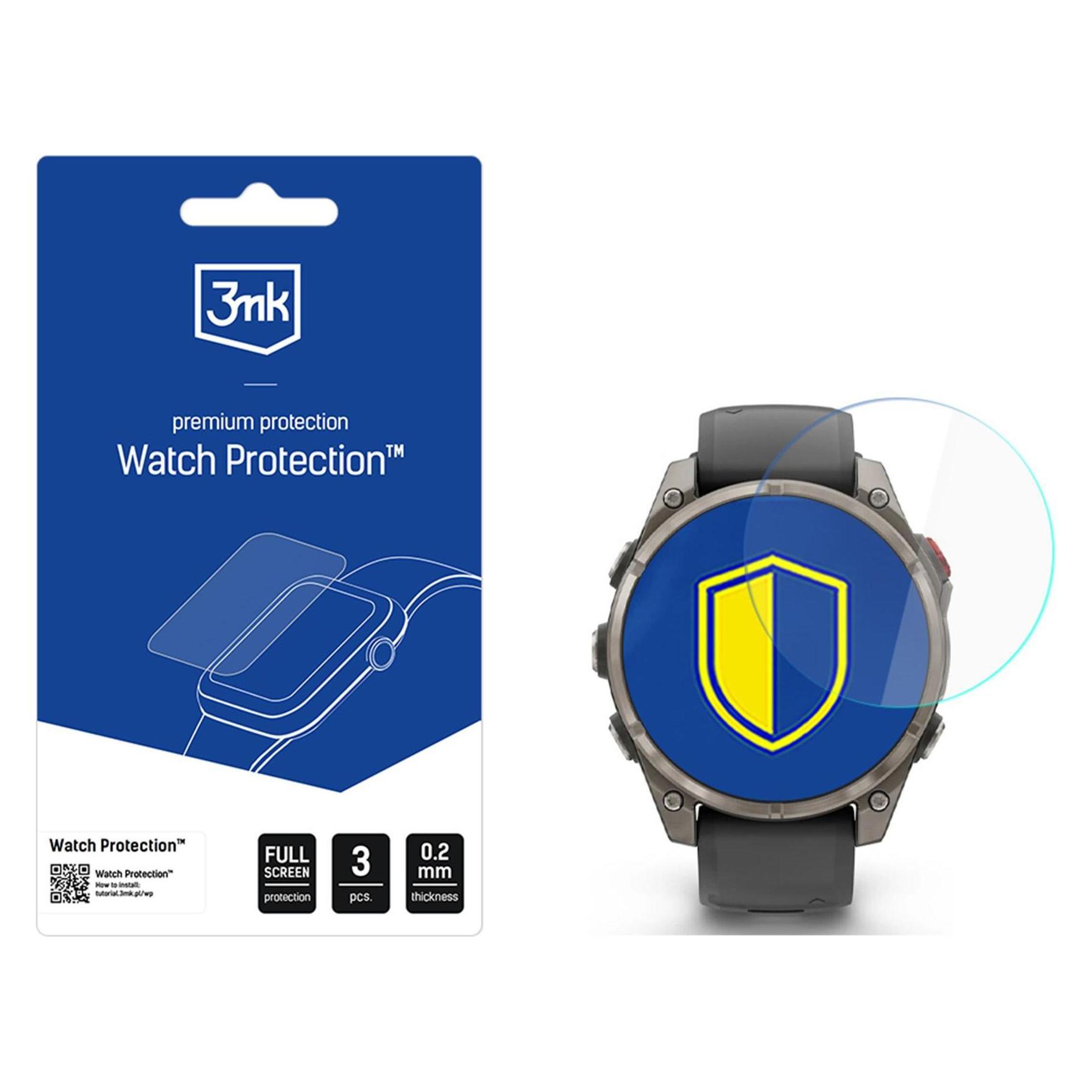 3MK Watch Protection ARC Smartwatch-Displayschutzfolie für Garmin Fenix 8 Pro 47 mm (5903108684750)