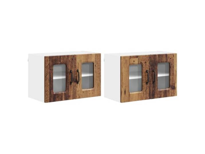 fsahslih Küchen-Wandschrank 2er Set Holzwerkstoff 60 x 31 x 40 cm Mehr Ordnung in der Küche: Das Set bietet reichlich Platz für Geschirr und Utensilien auf kompaktem Raum.