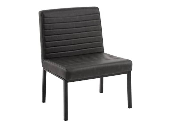 Woodkings XXL Stuhl Wingston Schwerlaststuhl bis 250kg I Kunstlder I ideal für Esszimmer, Büro, Wartebereich Stabil (grau)