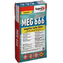 Sopro Bauchemie MEG 666 megaFlex S2 turbo Silver Komponente A 25 kg Sack
