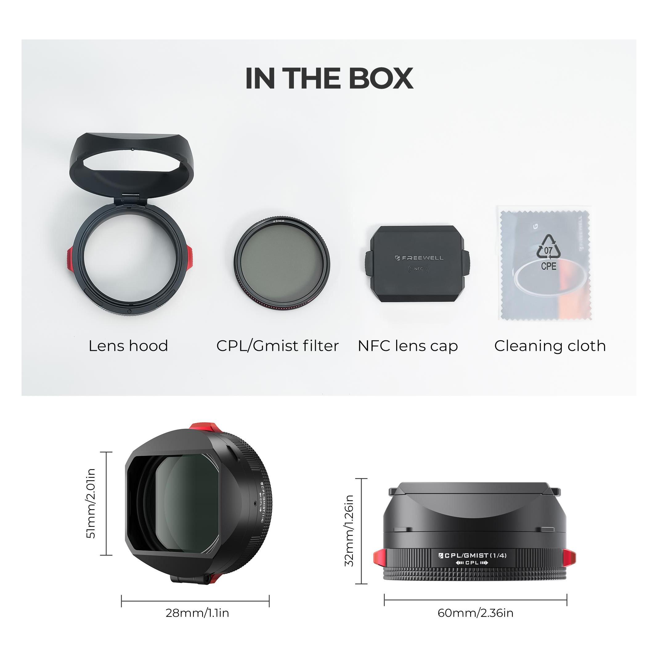 Freewell Fuji GFX 100RF Real Lens Hood (Black) (FW-GFX100RF-RLH-B)