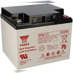 Yuasa NP38-12I AGM-Bleiakku 12V 38Ah VdS – M5-Innengewinde