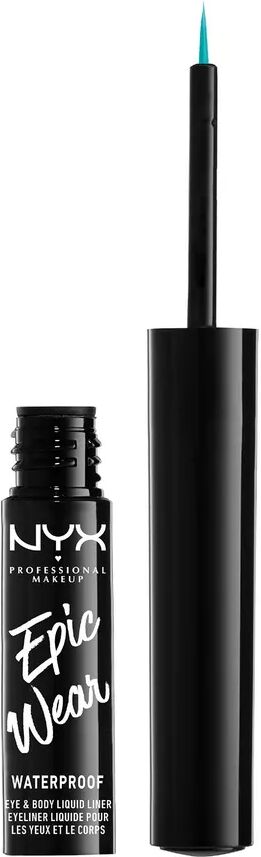 NYX-PROFESSIONAL-MAKEUP - Epic Wear Metallic Liquid Liner, 3.5 ml, Teal Metal