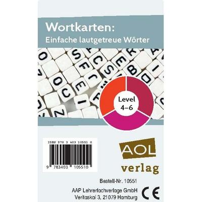 Wortkarten: Einfache lautgetreue Wörter, Game von Kristina Poncin, Scolix in der AAP Lehrerwelt GmbH, 978-3-403-10551-0