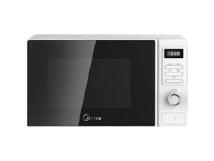 micro-ondes compact noir - Midea - 20 l - Commande électronique - Ouverture par bouton - Revêtement intérieur en émail
