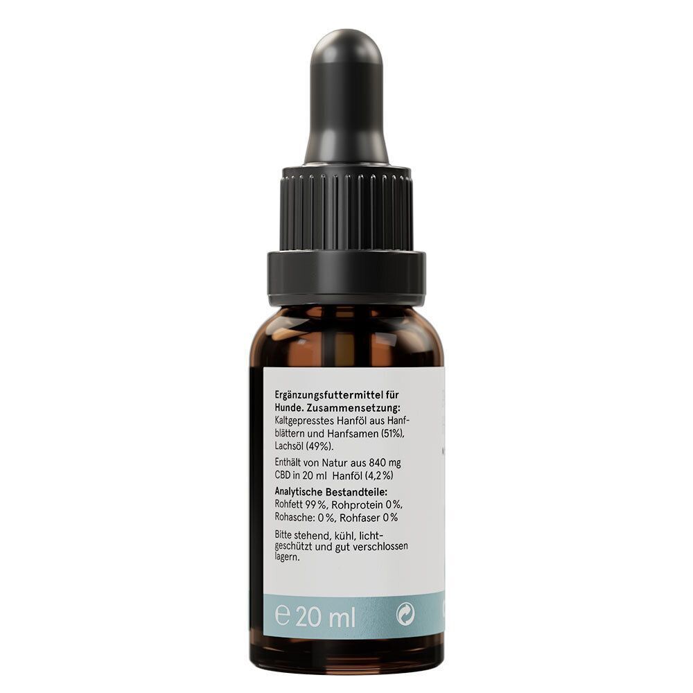 CBD Vital Hanföl Tropfen f.Hunde x3 3x20 ml
