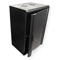 Value Wandgehäuse (18 HE, 19 Zoll Rack), Serverschrank, Schwarz