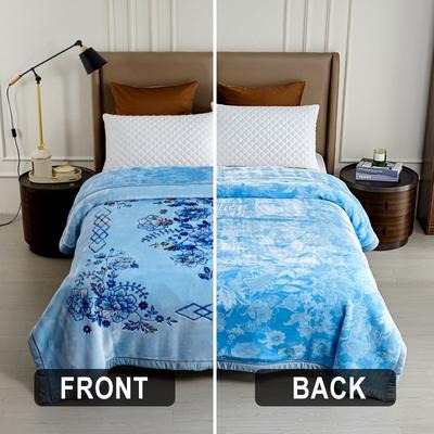 JML Luxury Heavy Thick Plush Blanket 2 Ply A&B Disign For Winter