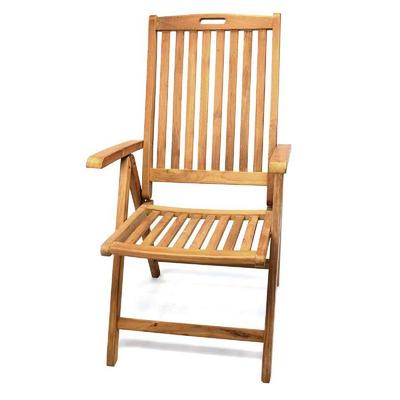 Hochlehner Klappstuhl verstellbar Teak Holz
