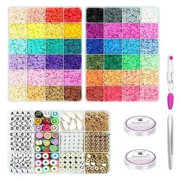 PRO Bike Gear Arona Smykkest - Heishi & Charms Perler - 12000 stk (7110-4)