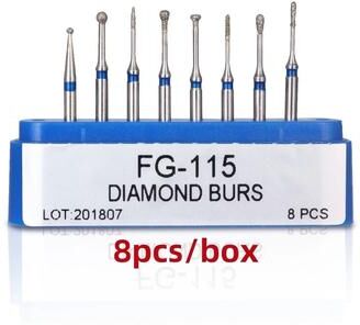 Uplift Essentials Dental Diamond Bur Kit With Storage Box For High Speed Handpiece fg 115