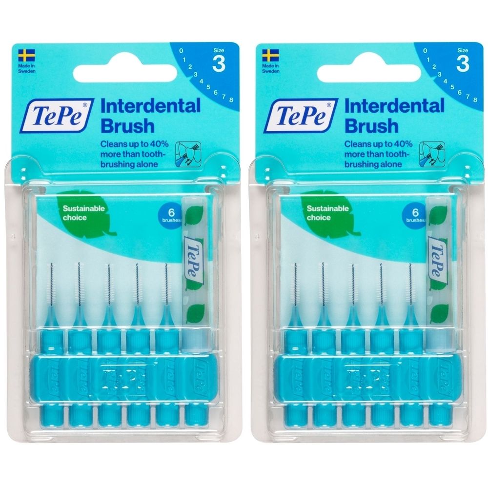 Tepe ID Buerste Blau 0.6Mm x2 2x6 St Zahnbürste
