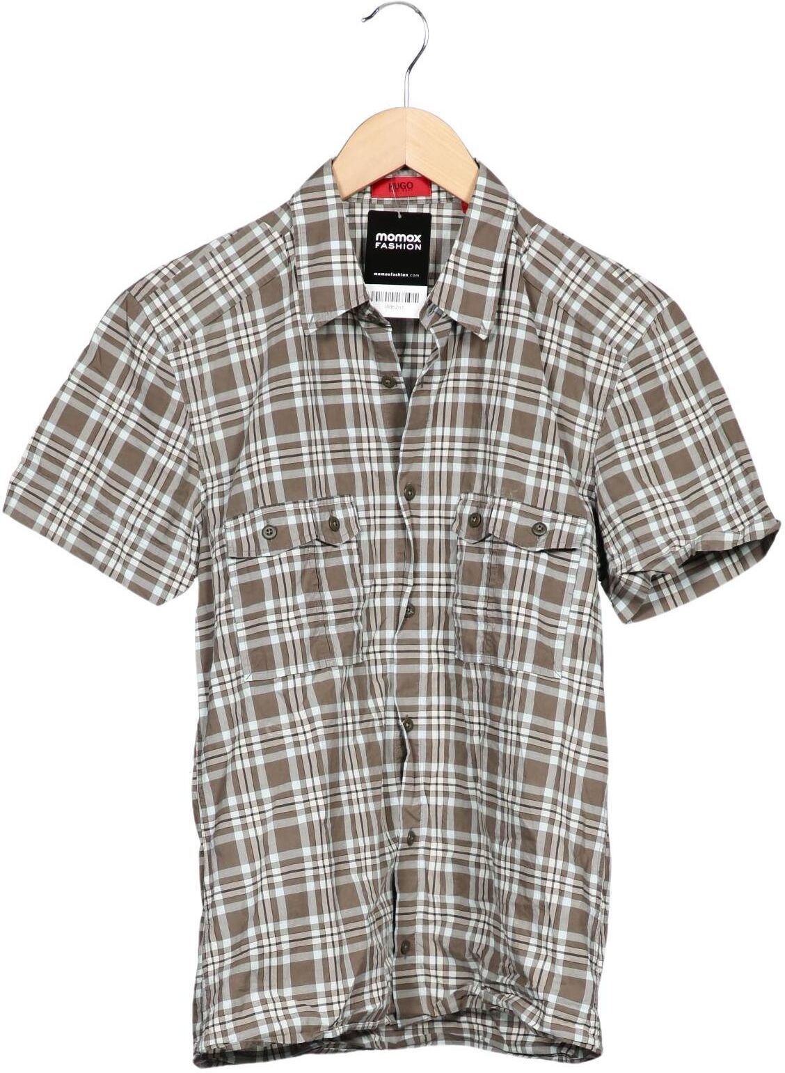 Hugo by Hugo Boss Herren Hemd, Mehrfarbig, Gr. S, Baumwolle - Second Hand