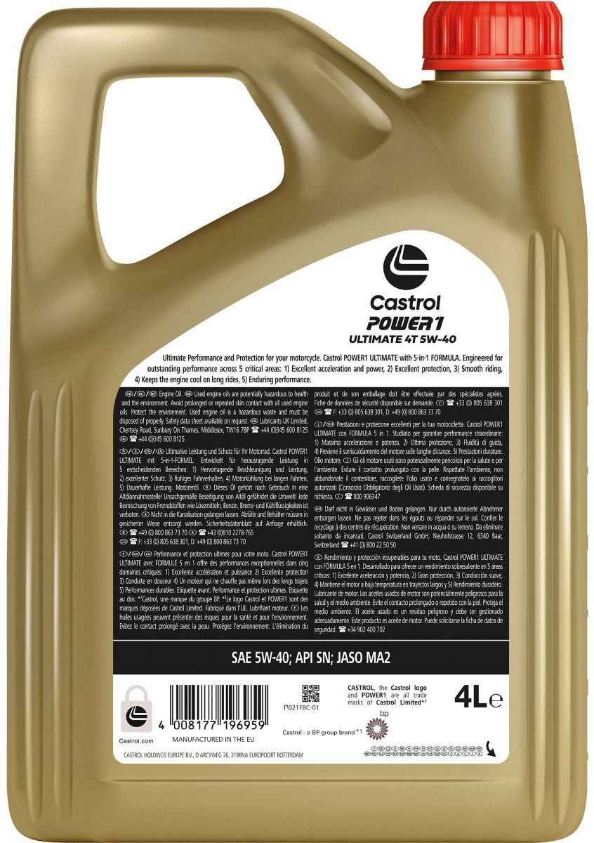 CASTROL 15FFA6 Engine oil