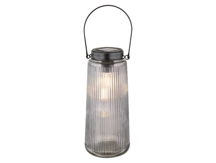 LED Lanterne solaire d'extérieur Lampe solaire de jardin Terrasse & balcon\, H 25cm