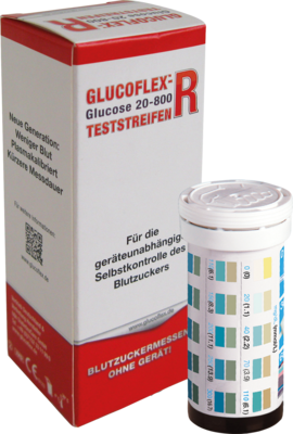 h&h DiabetesCare GmbH GLUCOFLEX R Glucose Teststreifen 25 St 10090984