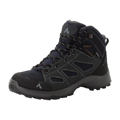 Wanderschuh MCKINLEY "Discover IV", Herren, Gr. 44, schwarz (navy schwarz, navy schwarz, anthrazit), Schuhe Wanderschuh, wasserdicht