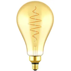 Nordlux LED Filament-Leuchtmittel DECO PS160 SPIRAL, E27, Ø 16cm / L 29cm, 7W 2200K 600lm, dimmbar, gold NORD-2080262758