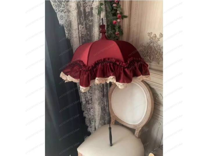 Parapluie artisanal imitation antique vintage lolita lo fleur photographie de mariage petit parapluie océanique