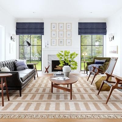 Nuloom Merrick Tasseled Cotton and Wool Area Rug