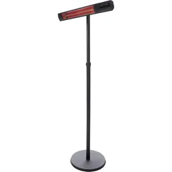 Sunred Stand-Heizstrahler »Royal Diamond 2500 W« - 81,5x10x150cm - schwarz -