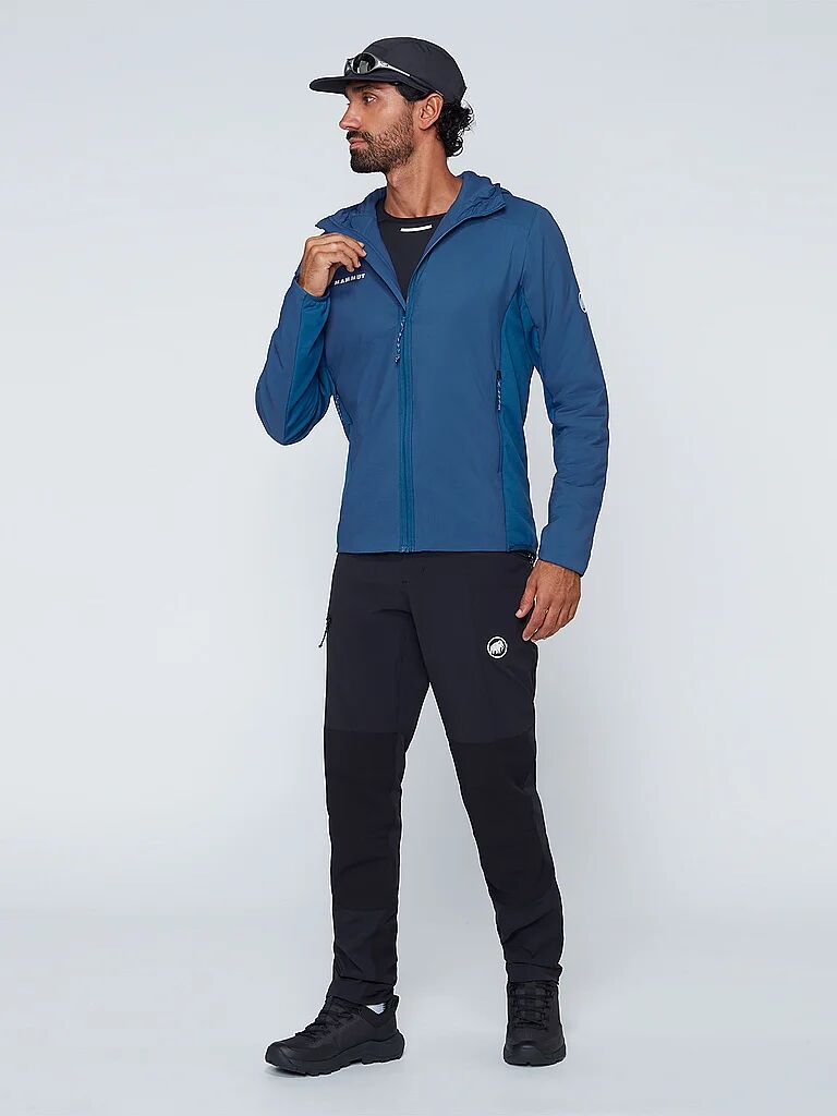 MAMMUT Herren Hybridjacke Rime Light Hoodie dunkelblau   L M