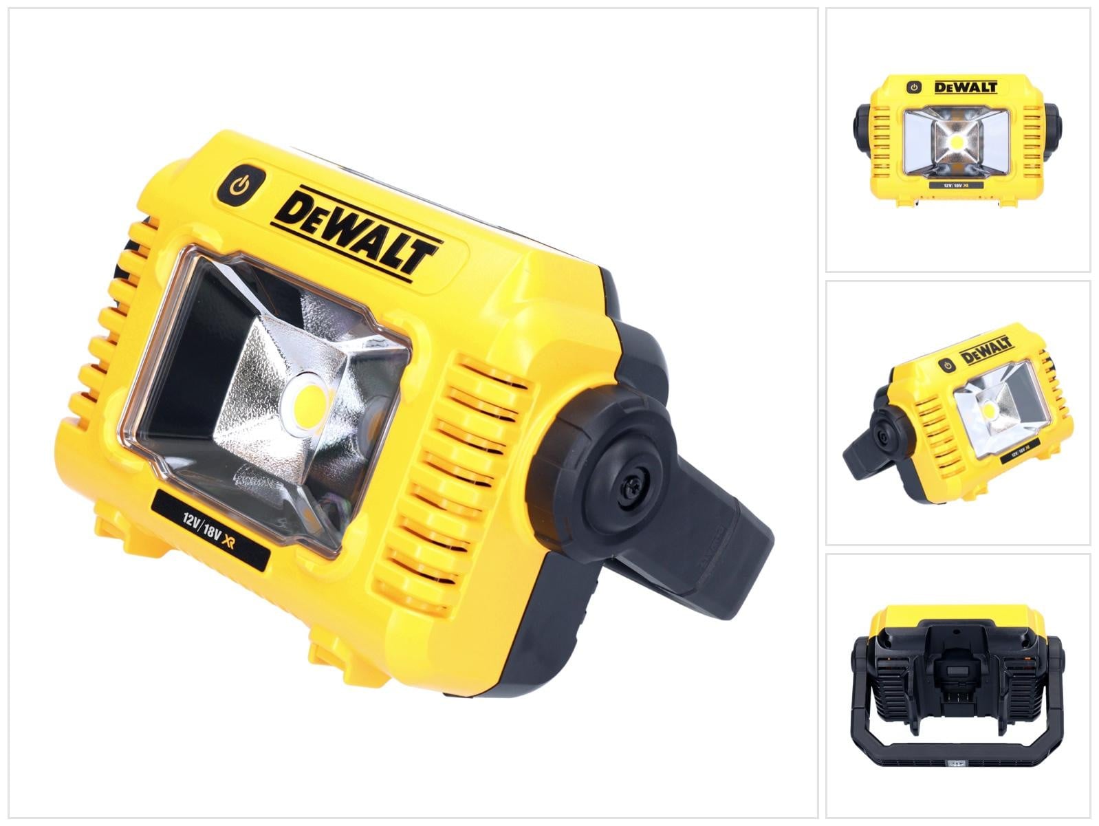 DeWalt DCL 077 Snoerloze LED-werklamp 2000 lm IP54 - Geel/Zwart