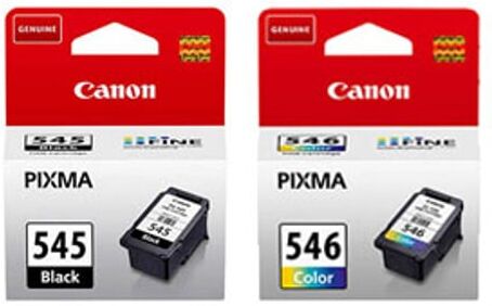Canon PG-545 y CL-546 Pack cartuchos