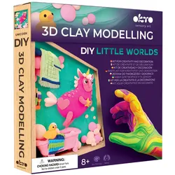 Okto Set Modelliermasse Air Clay Little Worlds