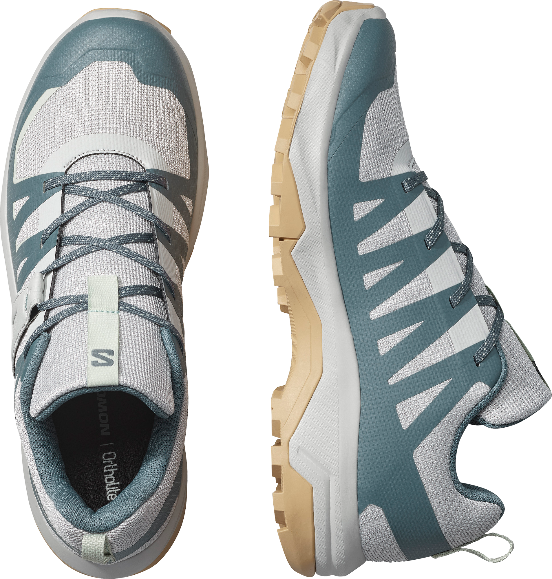 Wanderschuh SALOMON "EXTEND 2", Damen, Gr. 42, blau (gray violet, stormy weather, sea foam), Synthetik, Textil, Schuhe Wanderschuh gray violet, stormy weather, sea foam 42