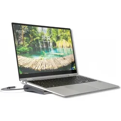 4smarts 11 in 1 Hub (USB-C, 11 Ports), Dockingstation + USB Hub, Grau