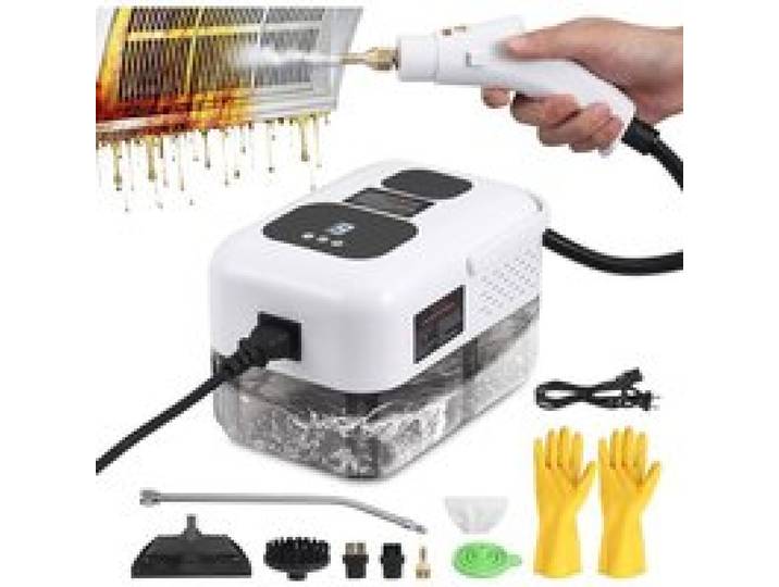 Nettoyer À Vapeur 2500W Nettoyeur Vapeur Professionnel Avec 6 Têtes 1200Ml Réservoir DEau De Grande Capacité Nettoyage Vapeur Po