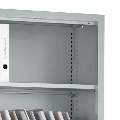 Schäfer Shop Select Fachböden MS iCONOMY, inklusive Halterung, B 1200 mm, 2 Stück, lichtgrau