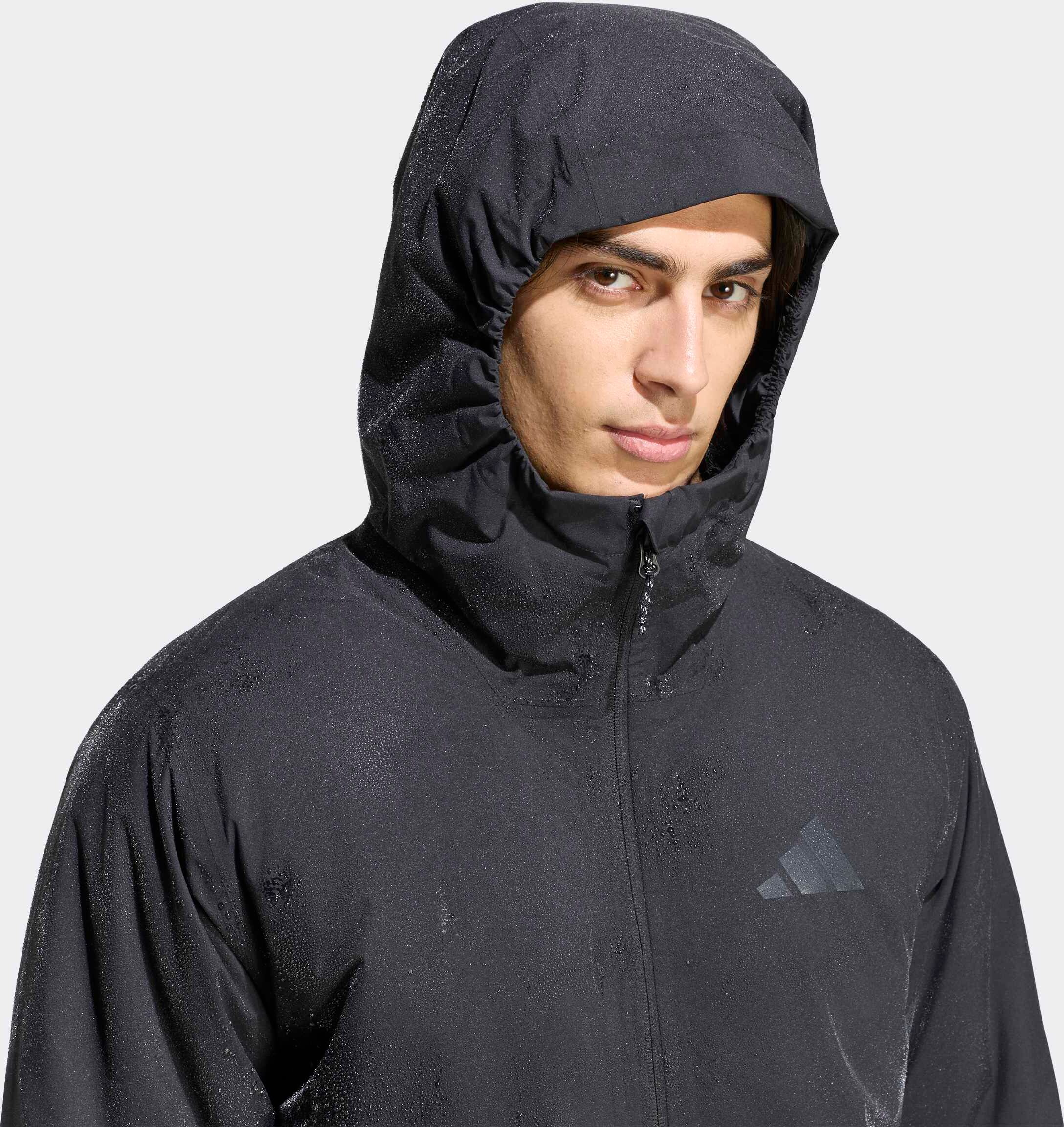 Outdoorjacke ADIDAS TERREX "MULTI ESSENTIALS CLIMAPROOF, ISOLIEREND", Herren, Gr. XXL, schwarz, Obermaterial: 100% Polyester, Jacken Outdoorjacke schwarz XXL