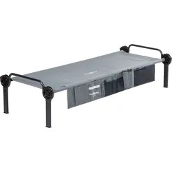 Disc-O-Bed Organizer Seitentasche für Single L und Sol-O-Cot Feldbett grau