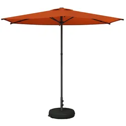 vidaXL Garten-Schirm mit Fuß 270 x 270 cm Polyester Rechtwinklig