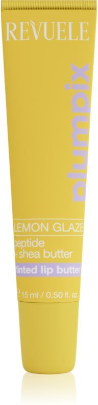 Revuele Plumpix Lemon Glaze Tinted Lip Balm shade Golden Shimmer 15 ml
