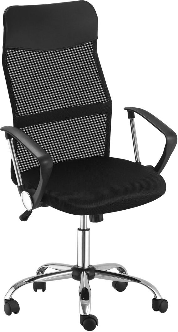 17 Stories Konstadina Mesh Office Chair, High Back Swivel for Home Office Study Black 119cm H X 63cm W X 65cm D
