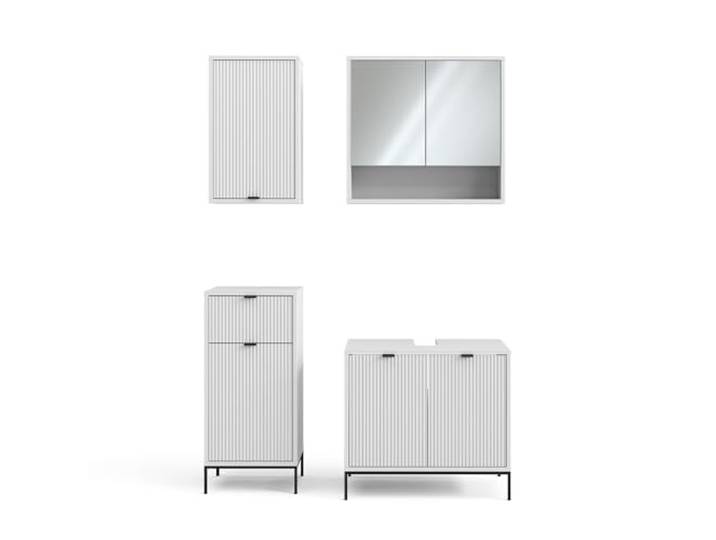 Vicco Badmöbel-Set Eliza, Weiß 70 cm