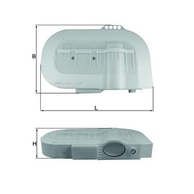 MAHLE Luftfilter LX 2810 für MAN