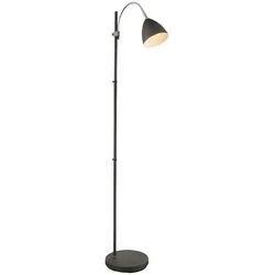 Steh Leuchte anthrazit Spot Strahler beweglich Wohn Zimmer Beleuchtung Stand Lampe höhenverstellbar