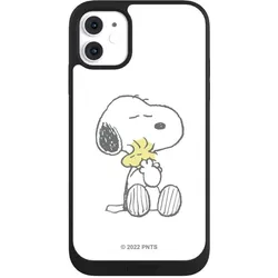 Nivocase Handyhülle für Apple iPhone 11 Hülle NIVOpure Case Schwarz Liebe Peanuts Snoopy (Apple iPhone 11), Smartphone Hülle, Schwarz