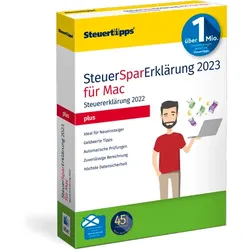 SteuerSparErklärung plus 2023 (für Steuerjahr 2022) Mac