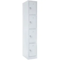 BRB 74309 Fächerschrank 180 x 50 x 30 cm - 4 Fächer