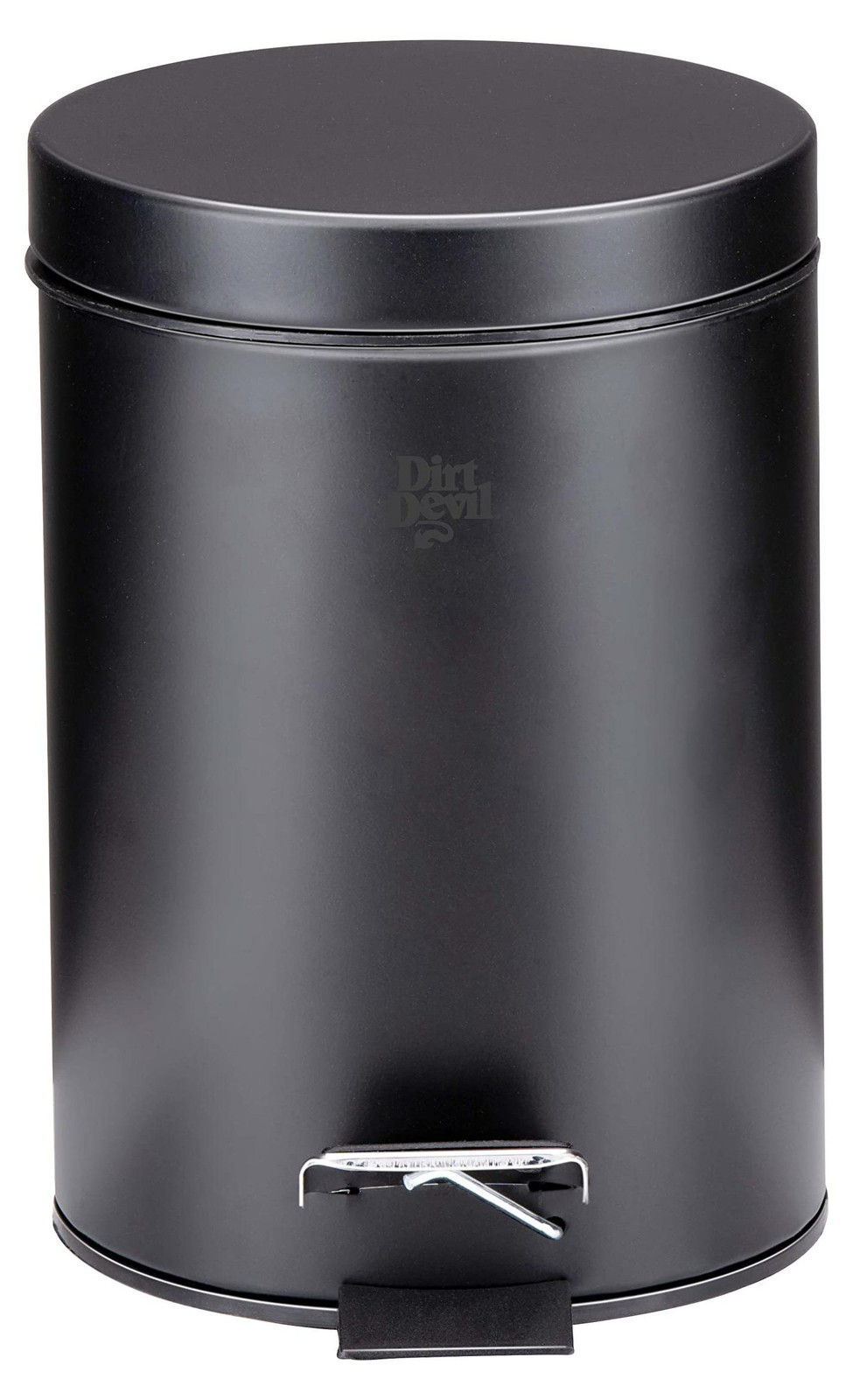 Dirt Devil Pedaalemmer 3L - Zwart - Afvalemmer voor Badkamer en Keuken met Soft Close en Uitneembare Binnenbak
