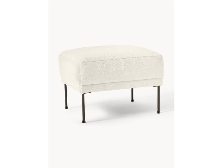 Sofa-Hocker Fluente aus Teddystoff